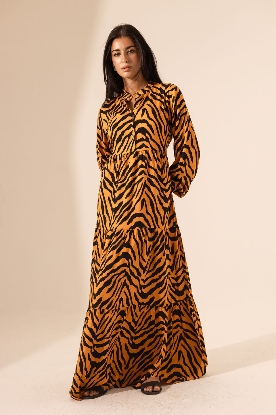 Brown zebra Summer Dress