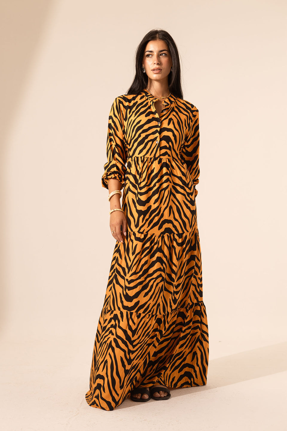 Brown zebra Summer Dress