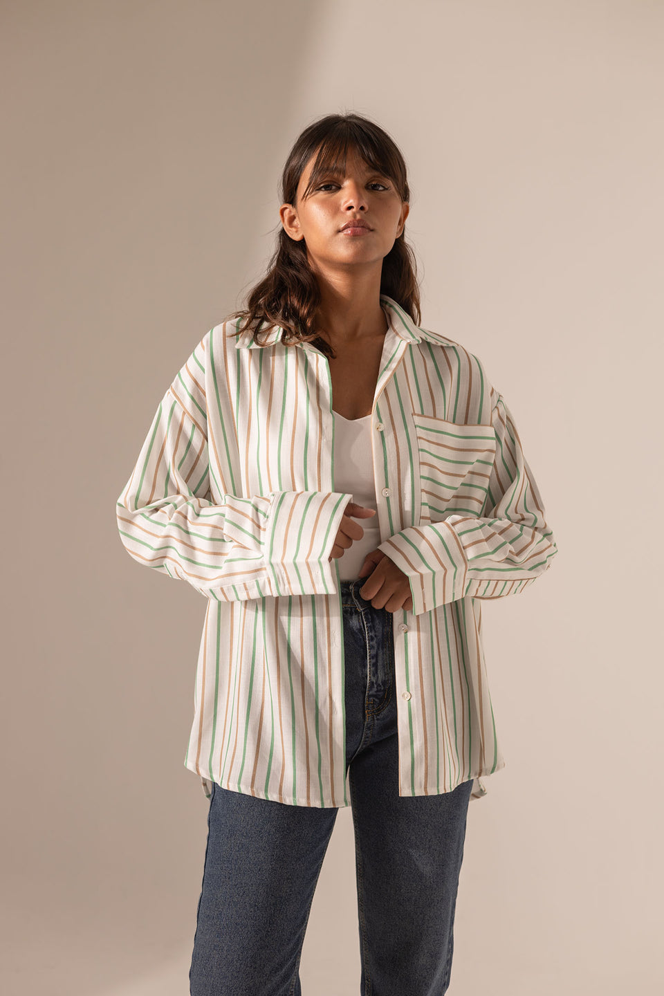 Colorful Striped Long Sleeve Shirt