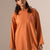Orange Printed Long Sleeves T-Shirt