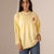 Yellow Printed Long Sleeves T-Shirt