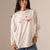 White Printed Long Sleeves T-Shirt