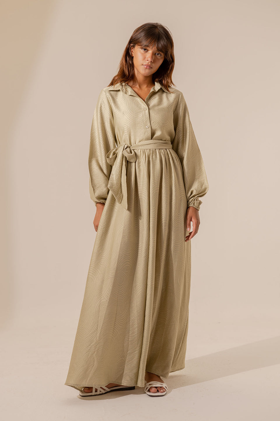 Bestag Collared Maxi Dress