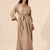 Coffe Collared Maxi Dress