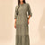 Olive Summer Long Dress With Belt