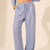 Light Blue Summer Linen Pants