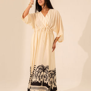 Black Wrap Summer Dress