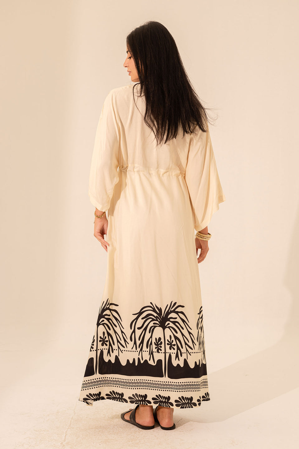 Black Wrap Summer Dress