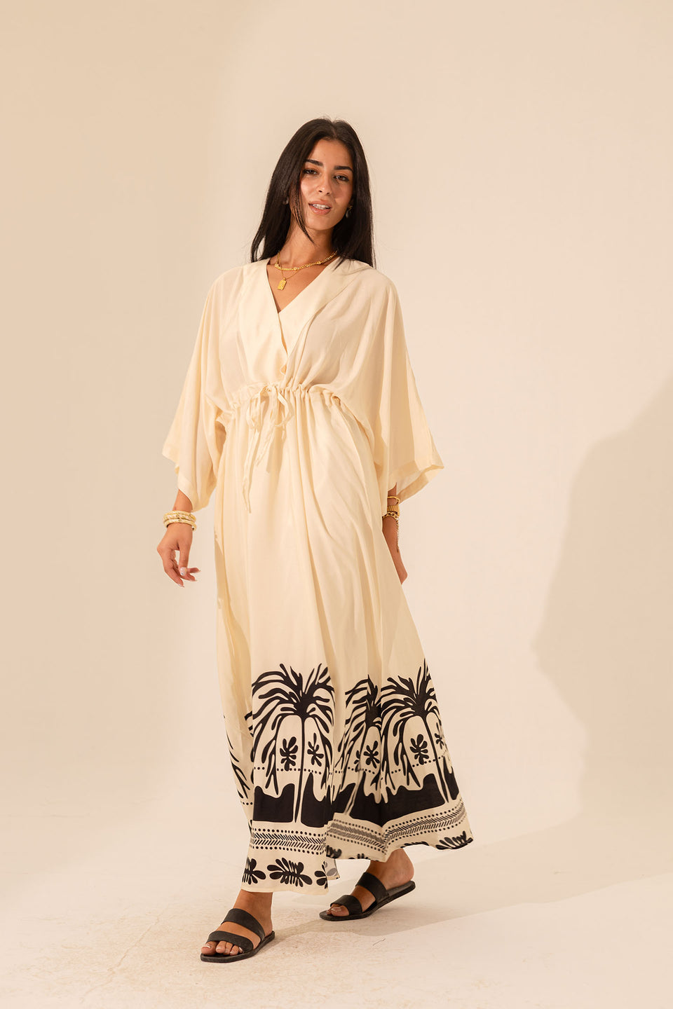 Black Wrap Summer Dress