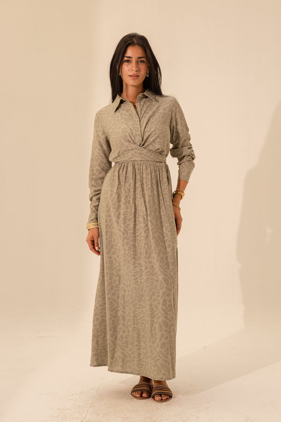 Bestag Patterned Wrap Dress