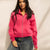 Hot Pink Milton Thumb Hole Hoodie