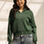 Olive Milton Thumb Hole Hoodie