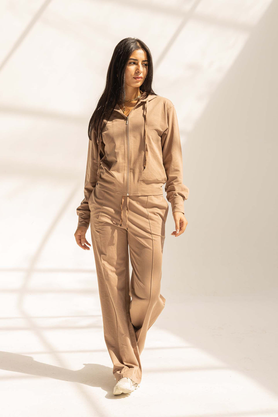 Coffe Comfy Milton Wide-Leg Pants