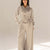 Grey Tailored Elegant Pleats Set