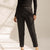Black High-Waist Tailored Pants