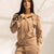 Coffe Comfy Melton Zipped Hoodie