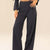 Navy Striped Tailored Pants
