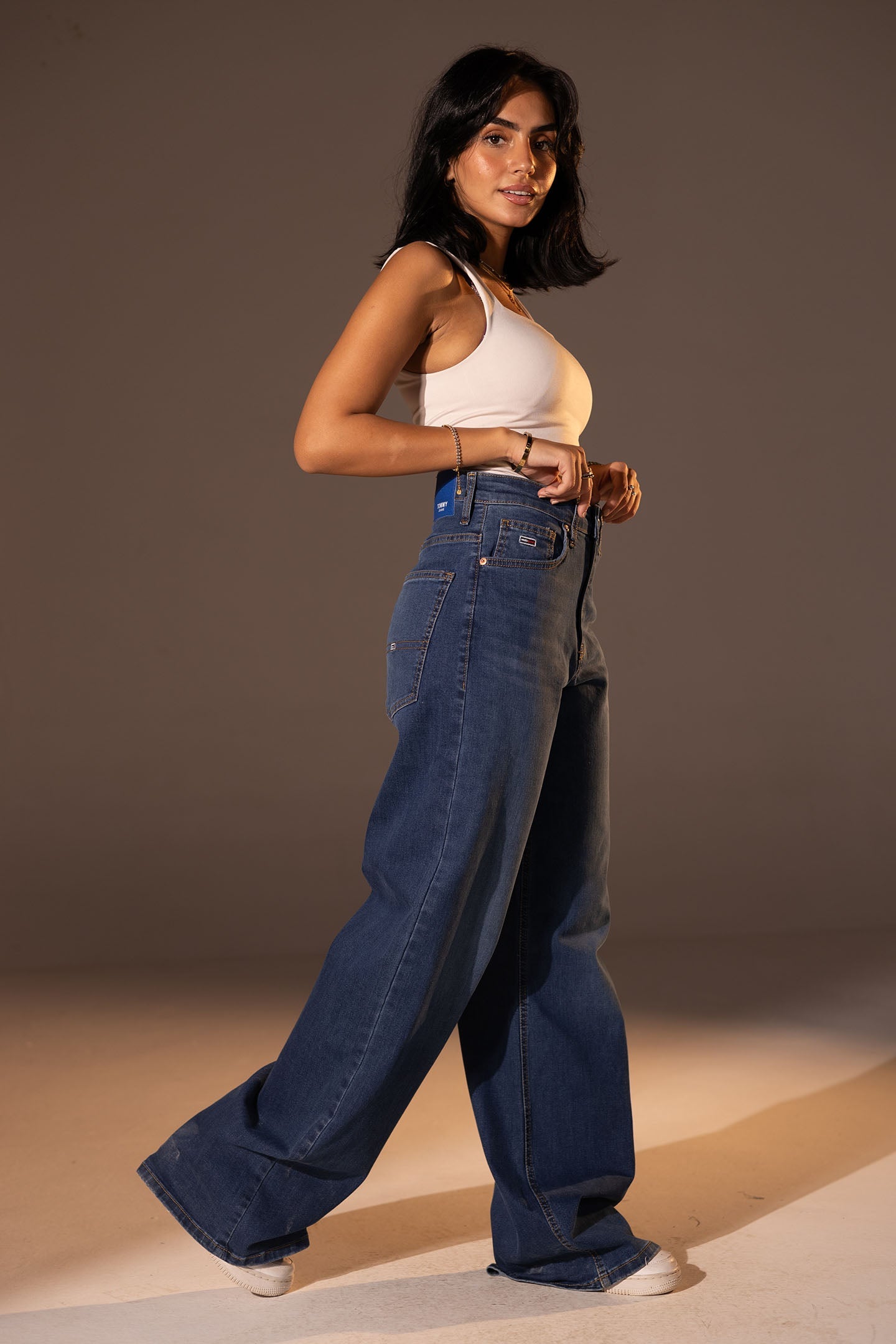 Dark Jeans Wide Leg Jeans