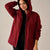 Burgundy Windbreaker Jacket