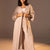 Beige Textured Long Cardigan