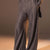 Grey Wide-Leg Textured Pants
