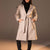 Off White Belted Wool Coat
