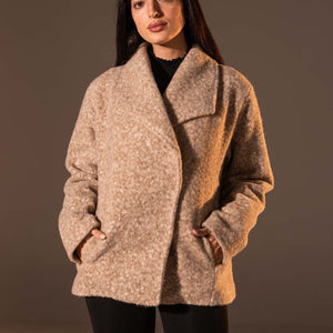 Coffe Teddy Wool Coat
