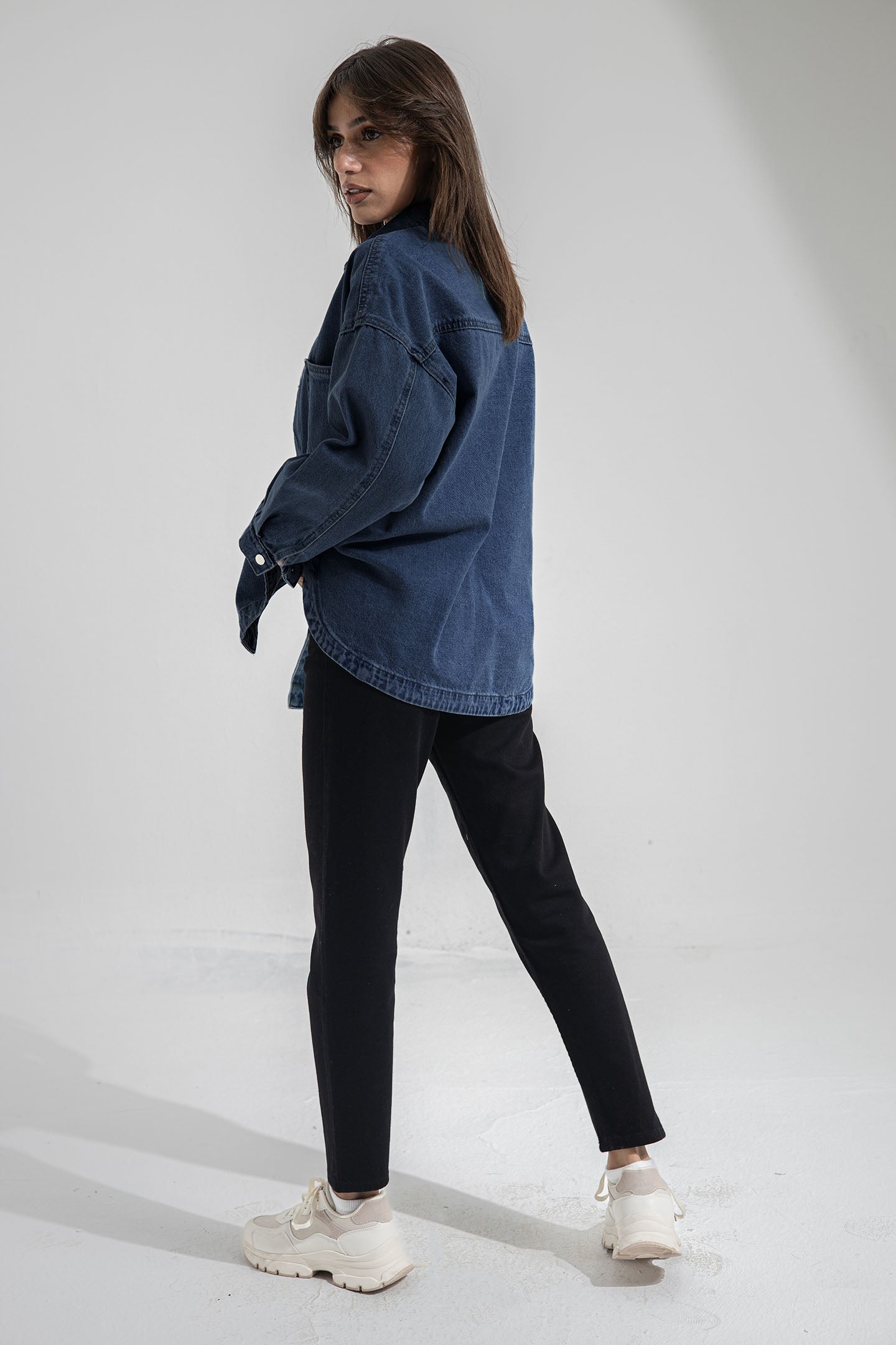 Navy Denim Light Jacket