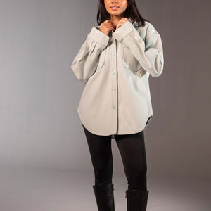 قميص صوف منت بقَصّة مريحة