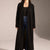 Black Soft Knit Long Cardigan