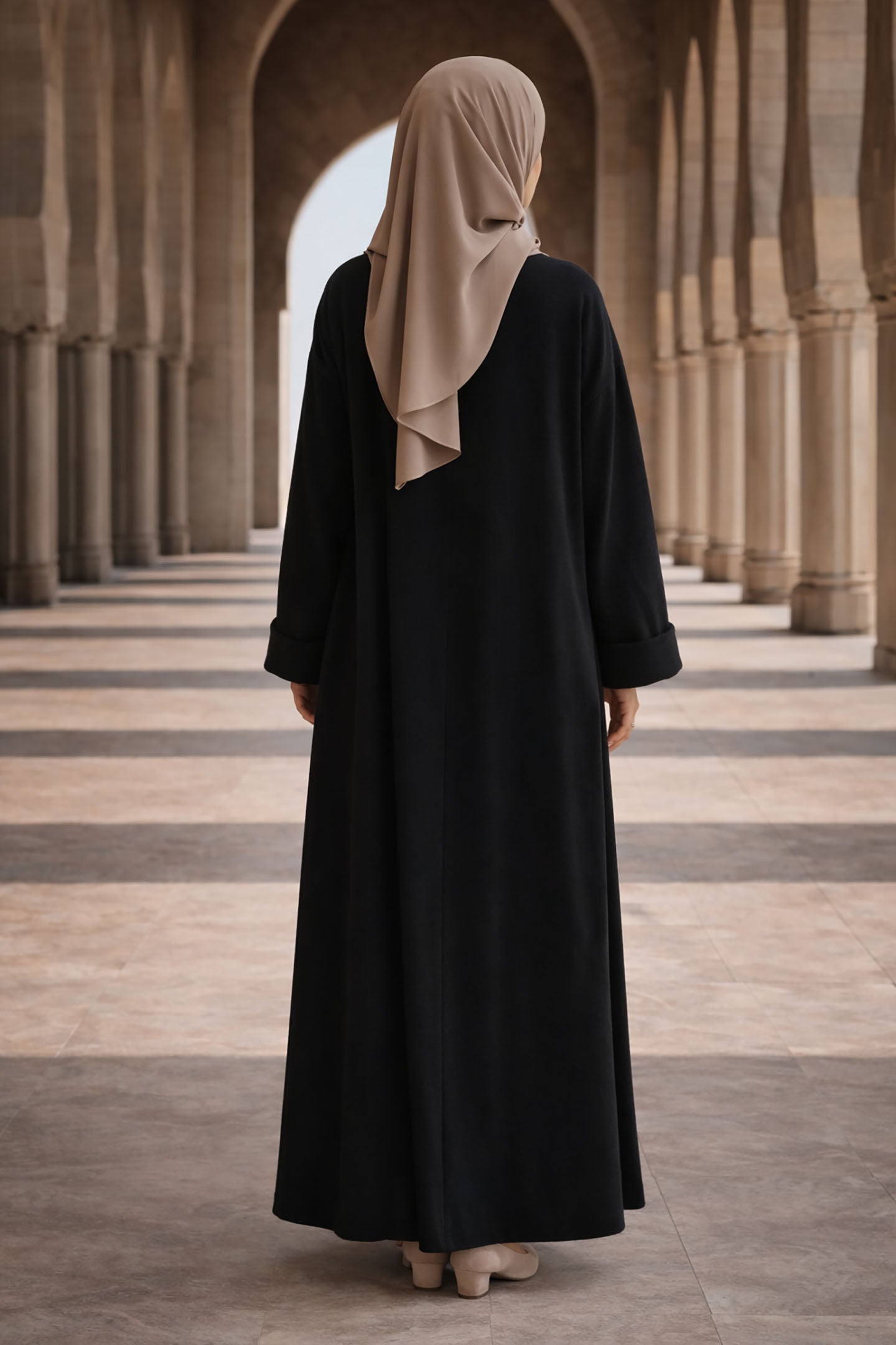 Black Long Wool Winter Cardigan