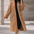 Camel Long Wool Winter Cardigan