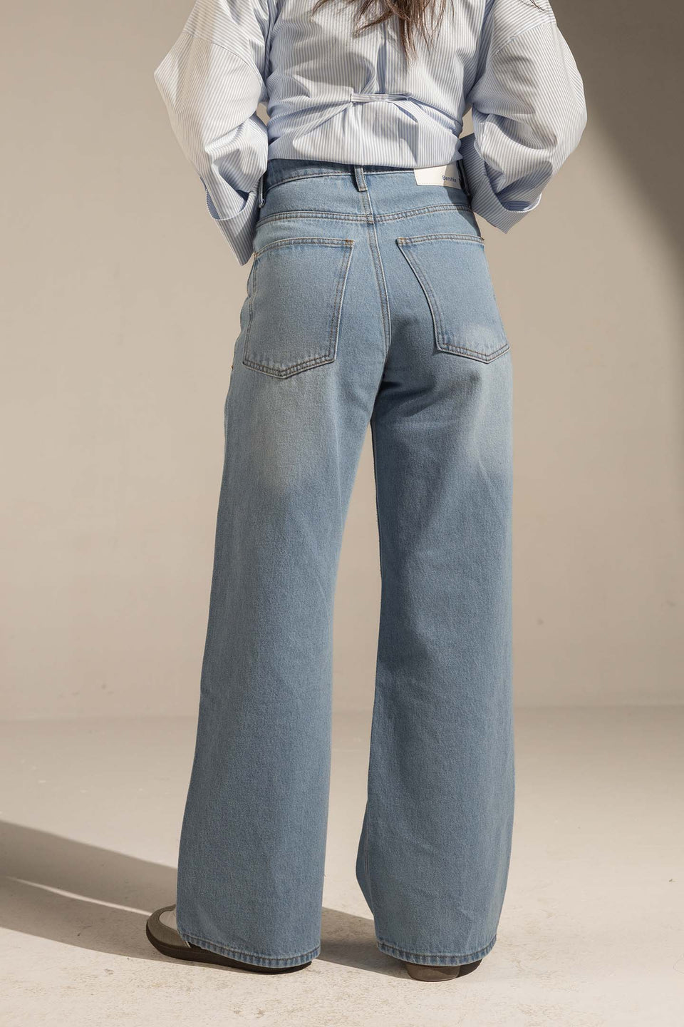 Jeans High-Waist Wide-Leg Denim Jeans