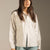 Grey Textured Stripe Button-Up Shirt