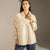 Beige Textured Relaxed Fit Button-Up Shirt
