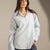 Blue Textured Relaxed Fit Button-Up Shirt