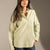 Lime Textured Relaxed Fit Button-Up Shirt