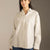 White Textured Relaxed Fit Button-Up Shirt