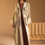 Olive Hooded Fringe Abaya Cardigan