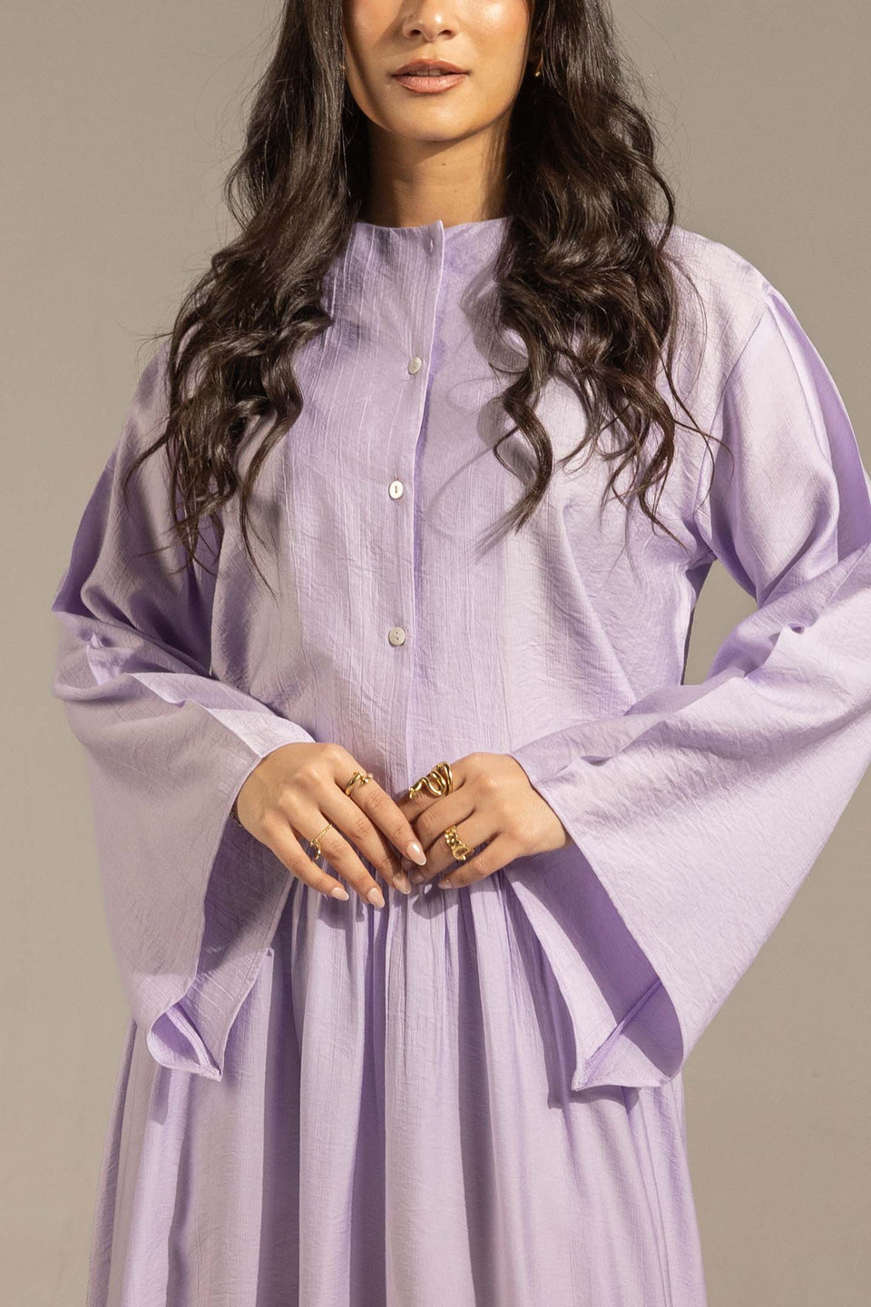 Purple Effortless Two-Piece Maxi Set