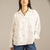 White Textured Relaxed Fit Button-Up Shirt