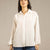 White Relaxed Fit Button-Up Shirt