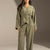 Olive Relaxed Fit Tied Set