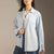 Blue Relaxed Fit Double-Pocket Shirt