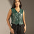 Olive Tailored Faux Leather Vest