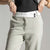 Mint Tailored Pants with White Waistband