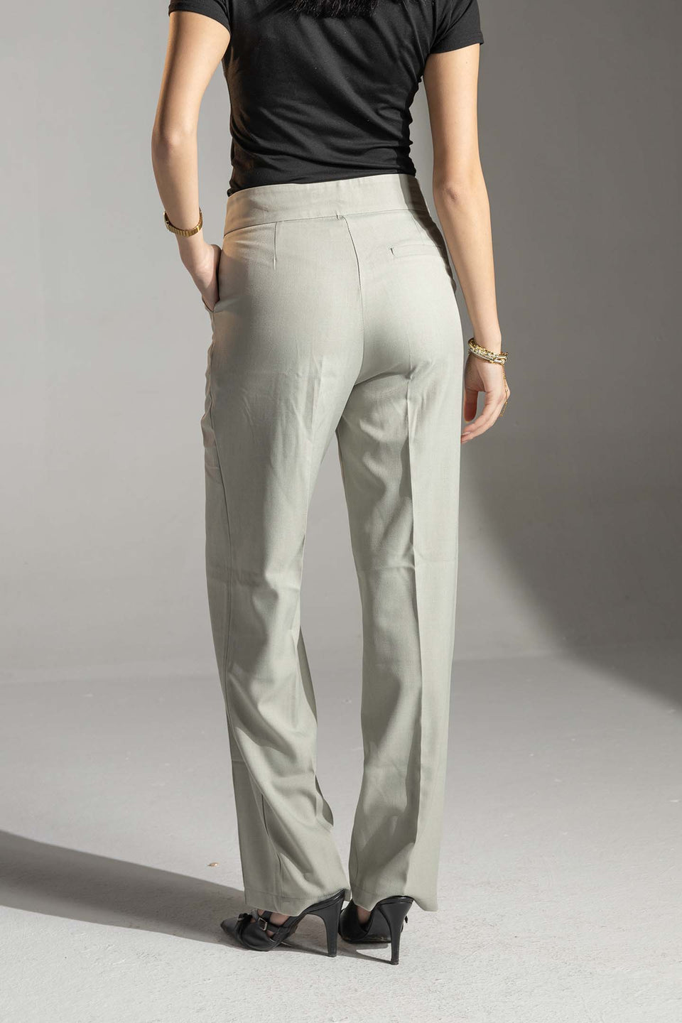 بنطلون مينت عالي الخصر تيلورد