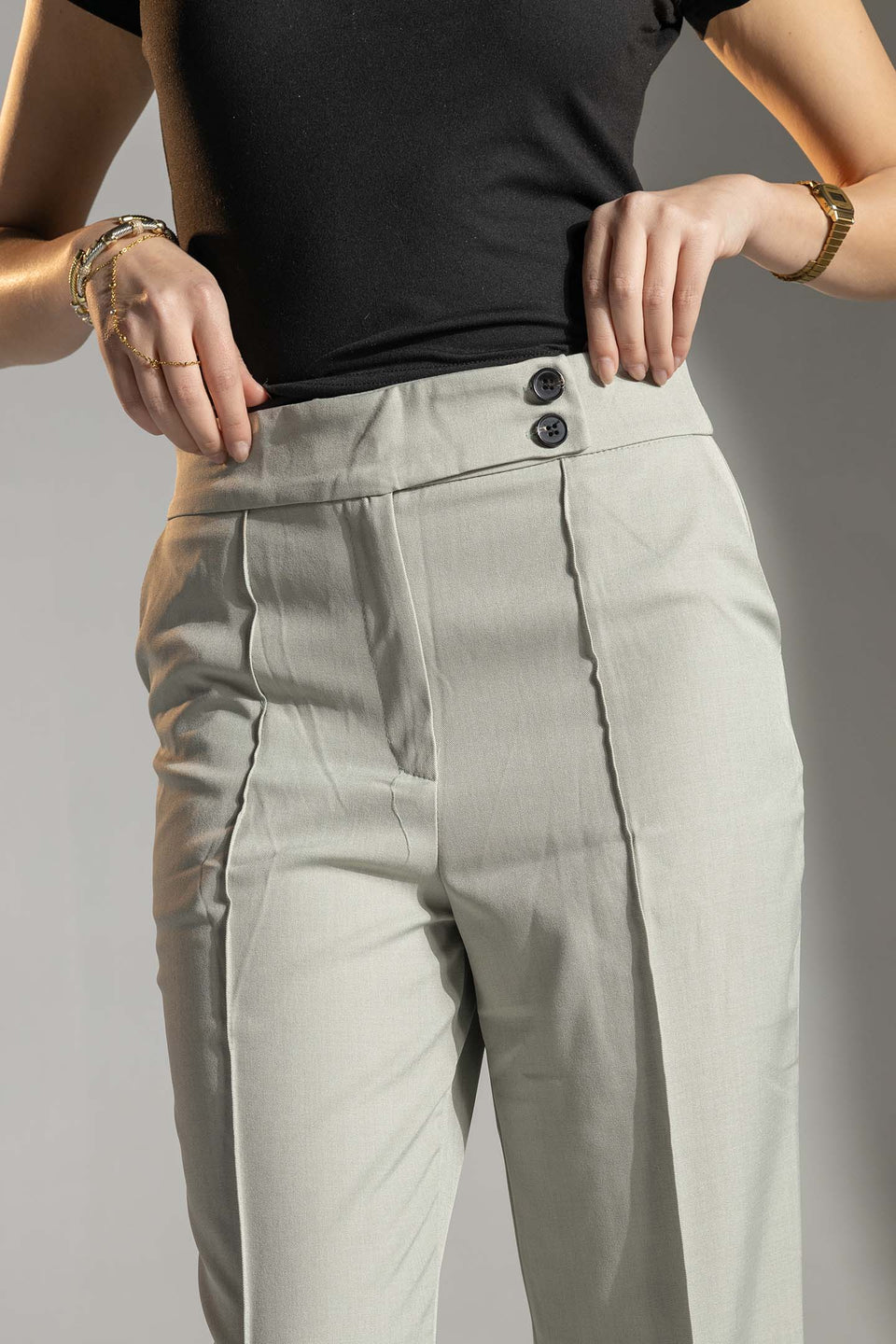 بنطلون مينت عالي الخصر تيلورد