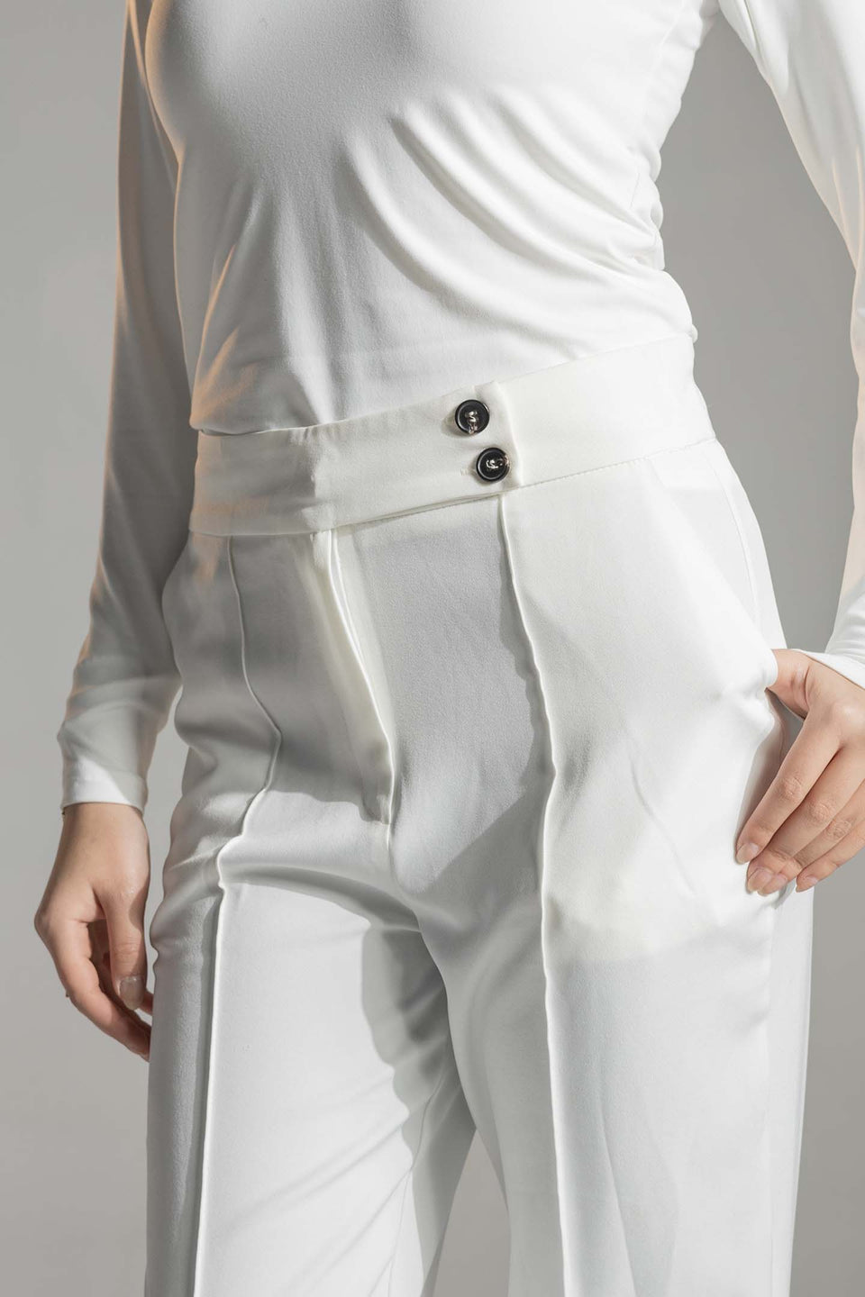 بنطلون مينت عالي الخصر تيلورد