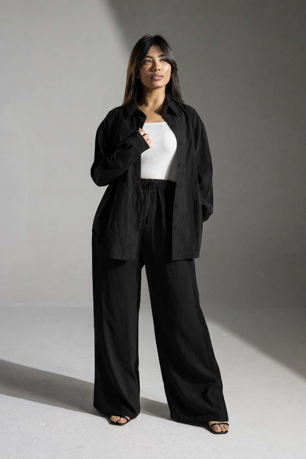 Black Relaxed Fit Co-Ord Set